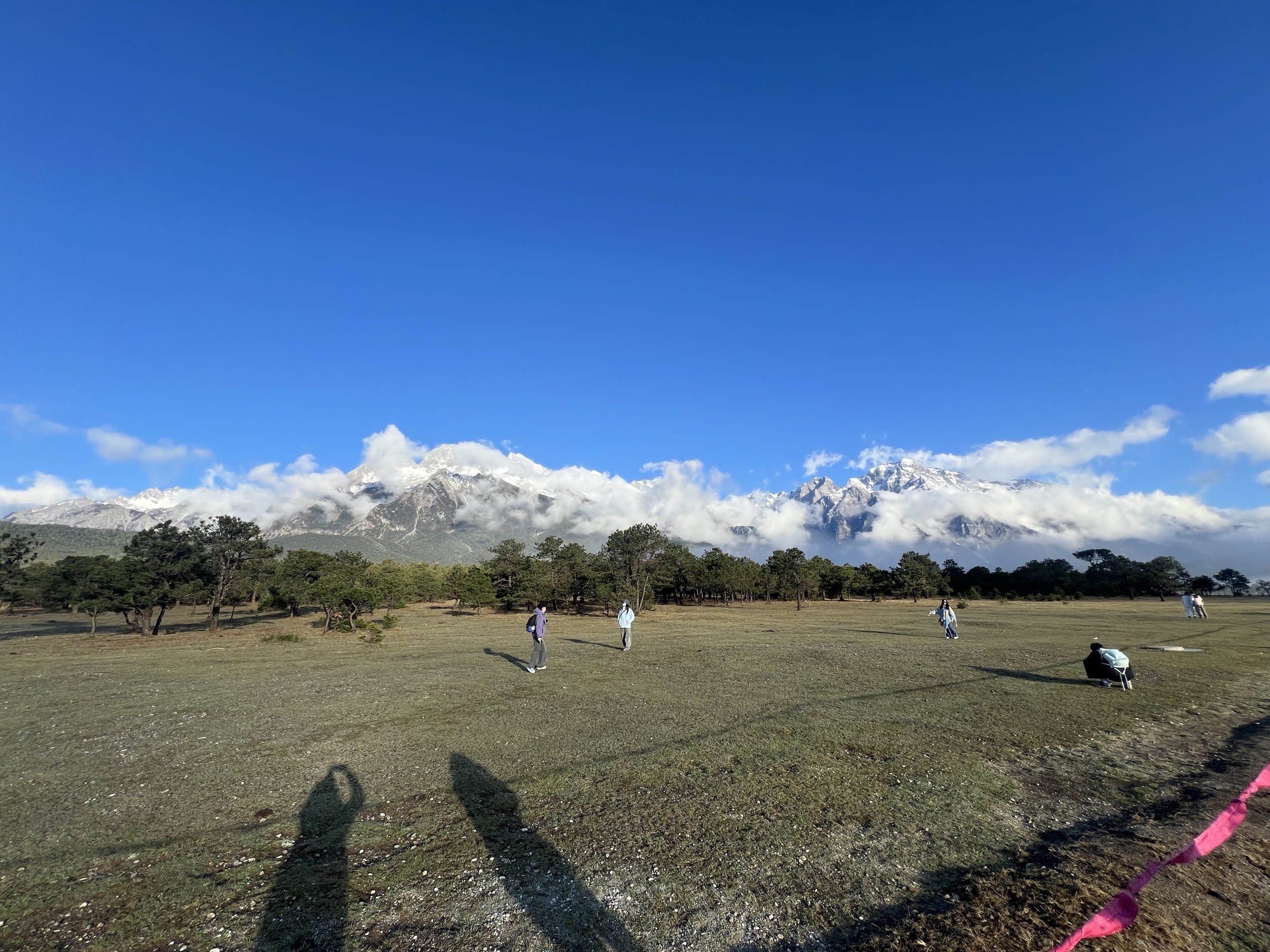甘海子草甸與雪山