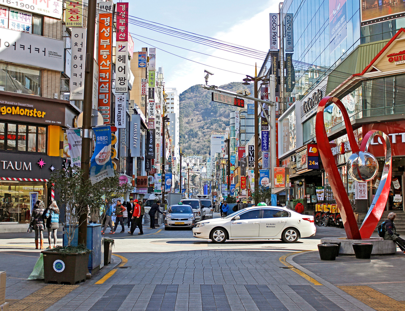 釜山西面商圈街景