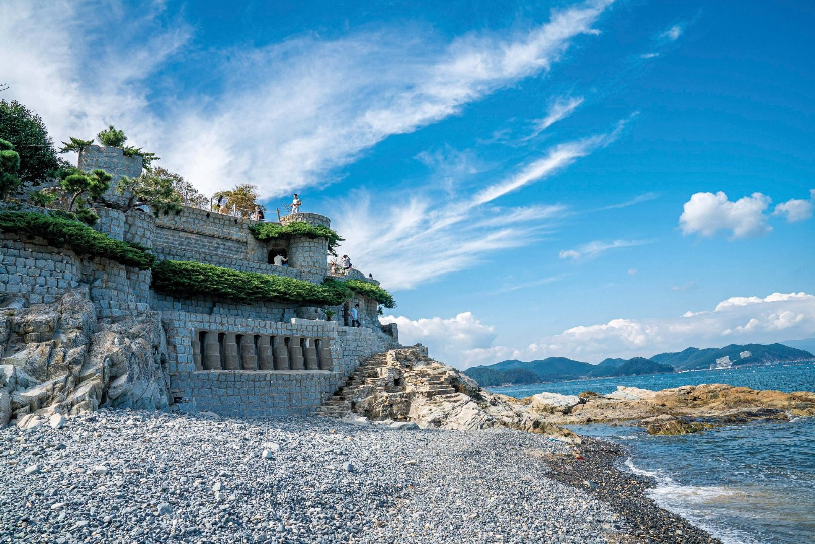 巨濟梅米城海岸石牆